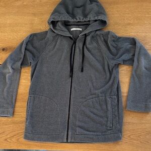 Outerknown Gray Zip Up Sweater